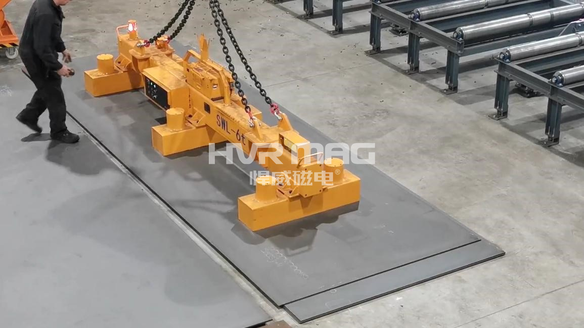 磁力起重技术创新 - 充电式钢板磁力吊具