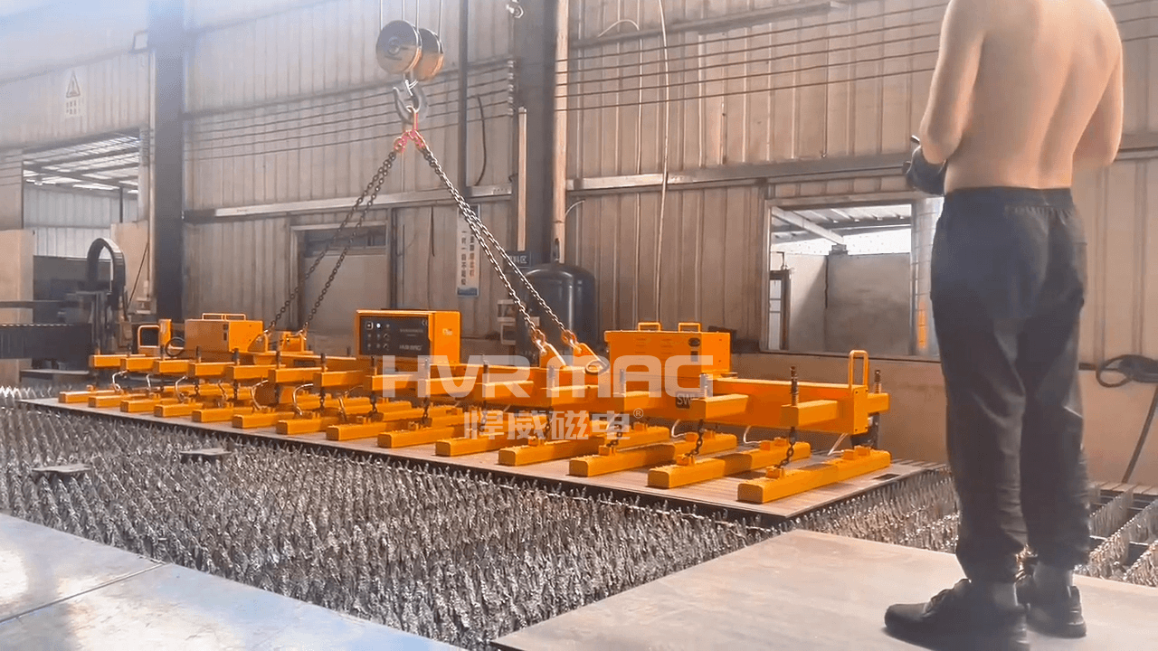 东钣金厂转型记启用悍威全覆盖电永磁吊具 激光切割上下料告别繁琐效率飙升